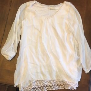 Pink blouse: Prontomoda Gisuy :Size small